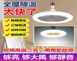 萬向節能風扇燈